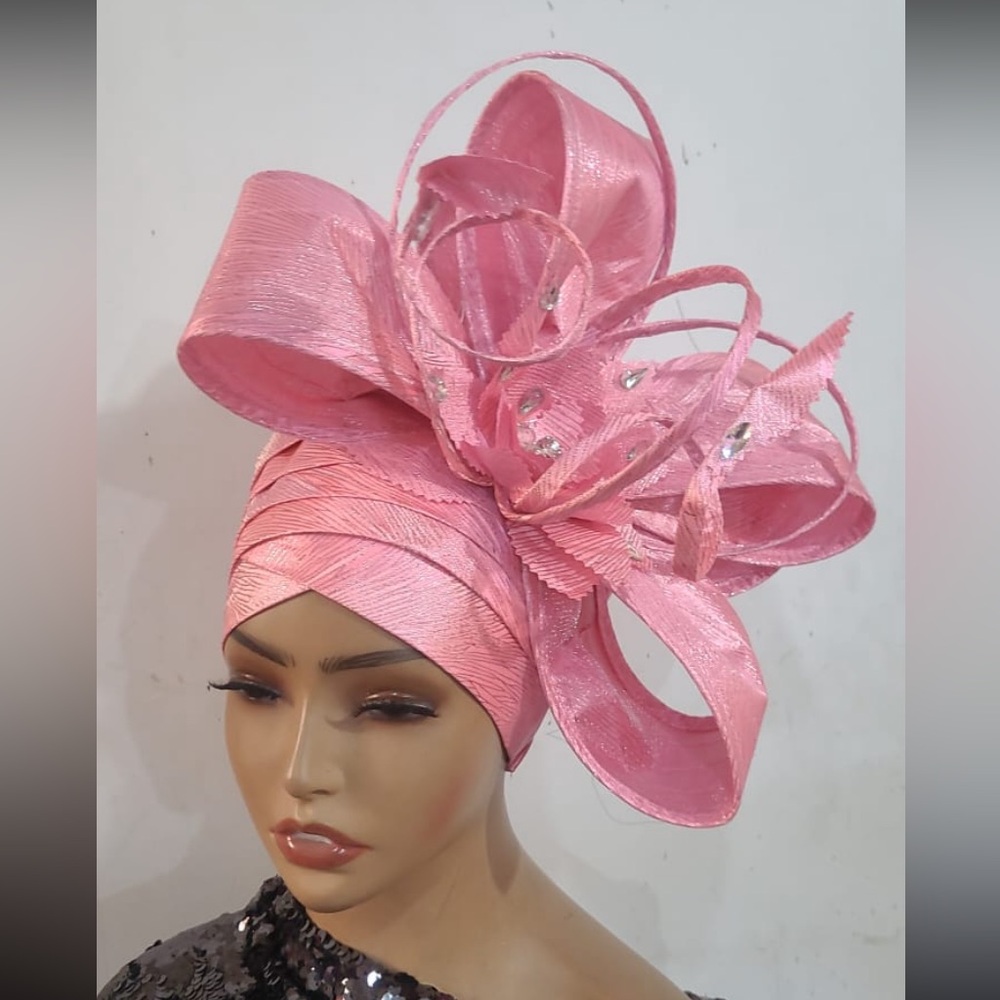 Designer Hat - Rare Elegant Classy One Of A Kind Hand Made Auto Gele -
GEL12